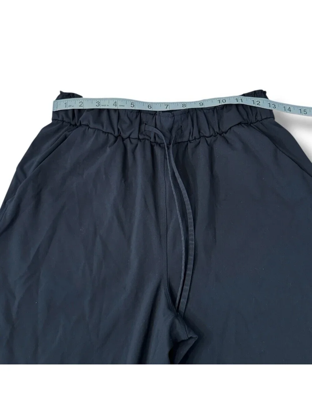 Lululemon Stretch High Rise Jogger Black W5DQDS Drawstring Active Women’s Size 6